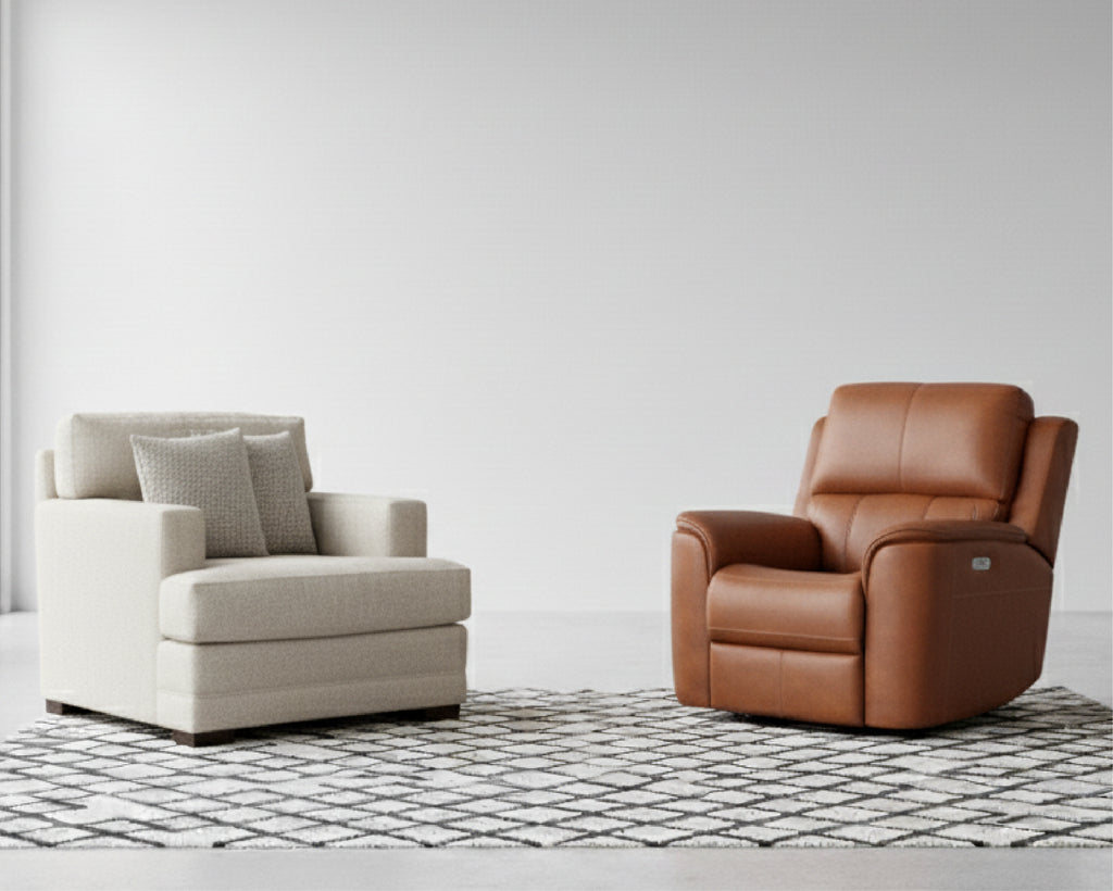 Piel frente a tejido de alto rendimiento: ¿Qué opción de mobiliario es la más adecuada para usted?